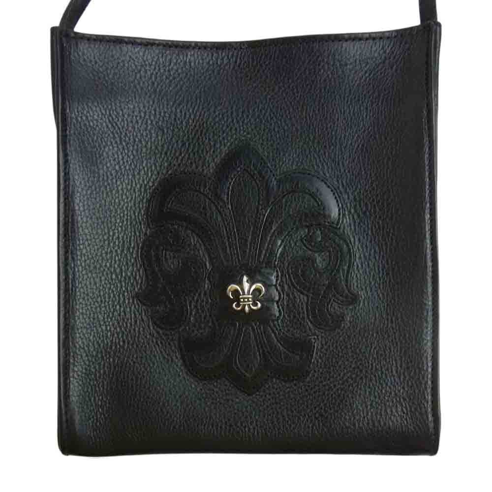 CHROME HEARTS クロムハーツ（原本有） SQ PKT BS FLR W/SML スクエアポケット BSフレア ブラック系【美品】【中古】