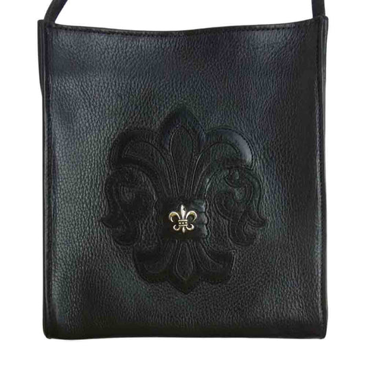 CHROME HEARTS クロムハーツ（原本有） SQ PKT BS FLR W/SML スクエアポケット BSフレア ブラック系【美品】【中古】