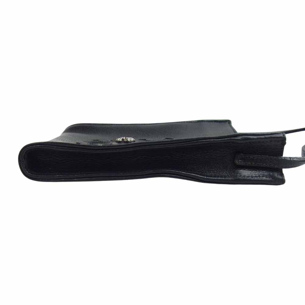 CHROME HEARTS クロムハーツ（原本有） SQ PKT BS FLR W/SML スクエアポケット BSフレア ブラック系【美品】【中古】