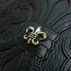 CHROME HEARTS クロムハーツ（原本有） SQ PKT BS FLR W/SML スクエアポケット BSフレア ブラック系【美品】【中古】