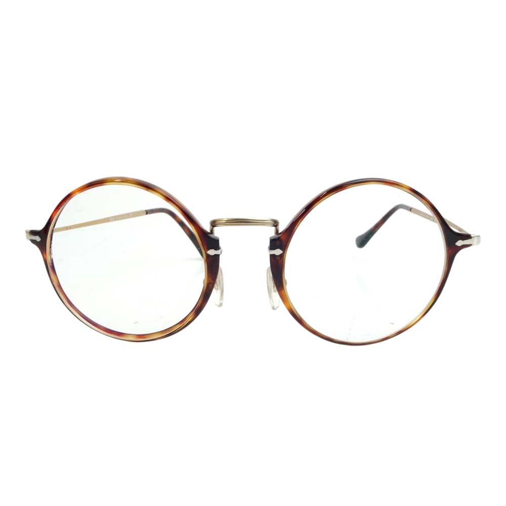ペルソール 3091-S-M サングラスレンズ付属 度入り アイウェア メガネ ブラウン系【中古】