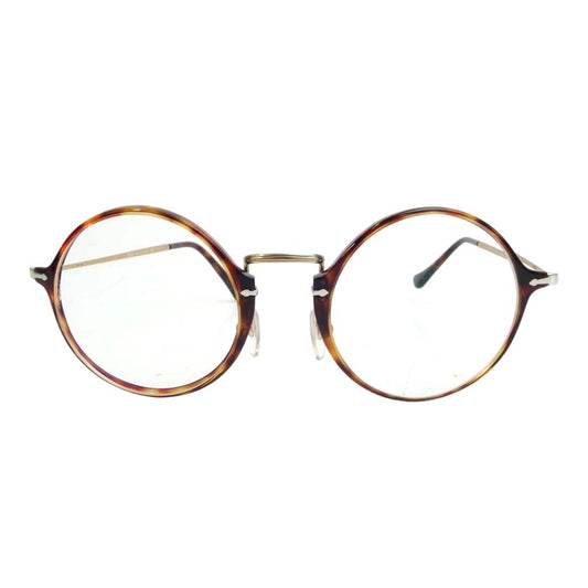 ペルソール 3091-S-M サングラスレンズ付属 度入り アイウェア メガネ ブラウン系【中古】