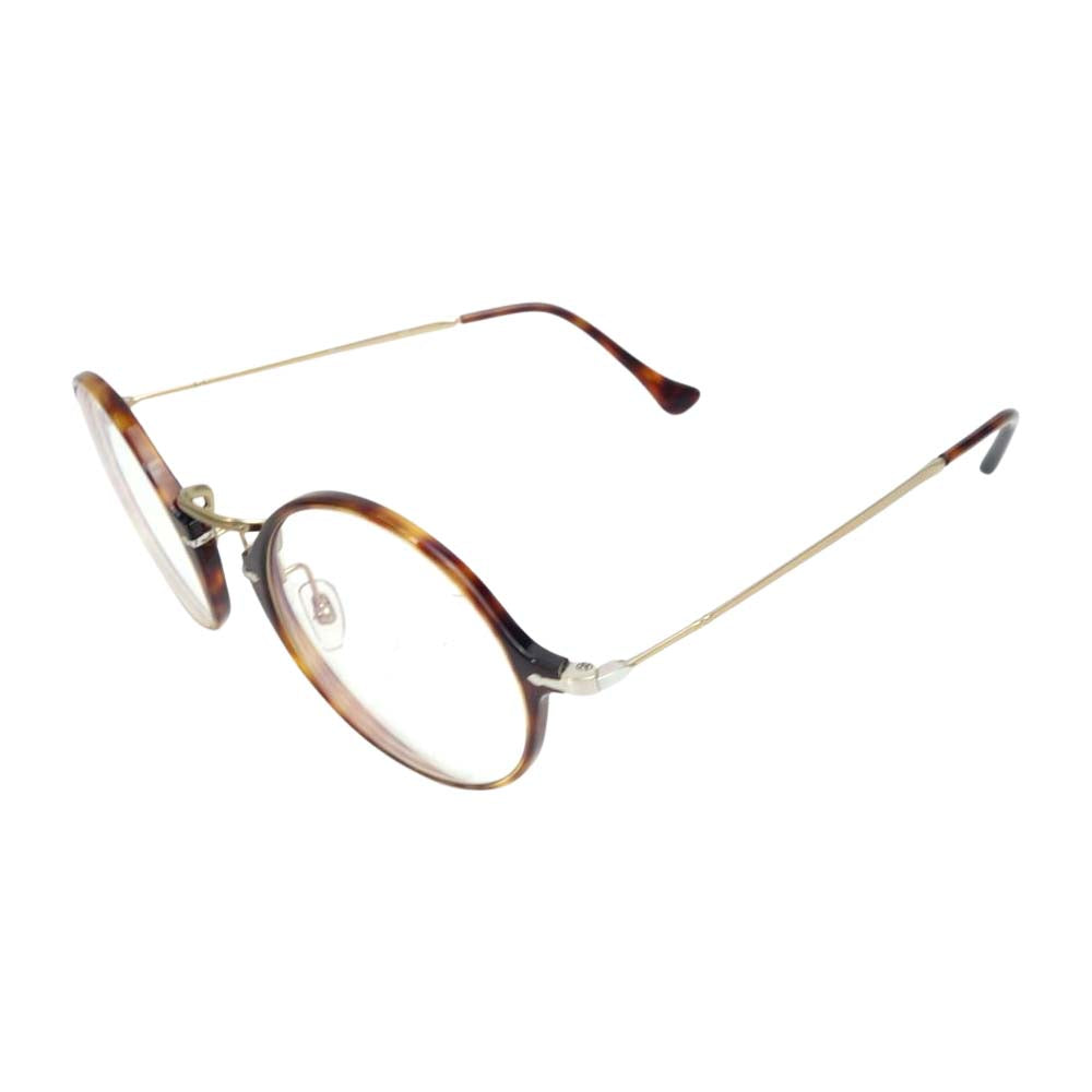 ペルソール 3091-S-M サングラスレンズ付属 度入り アイウェア メガネ ブラウン系【中古】