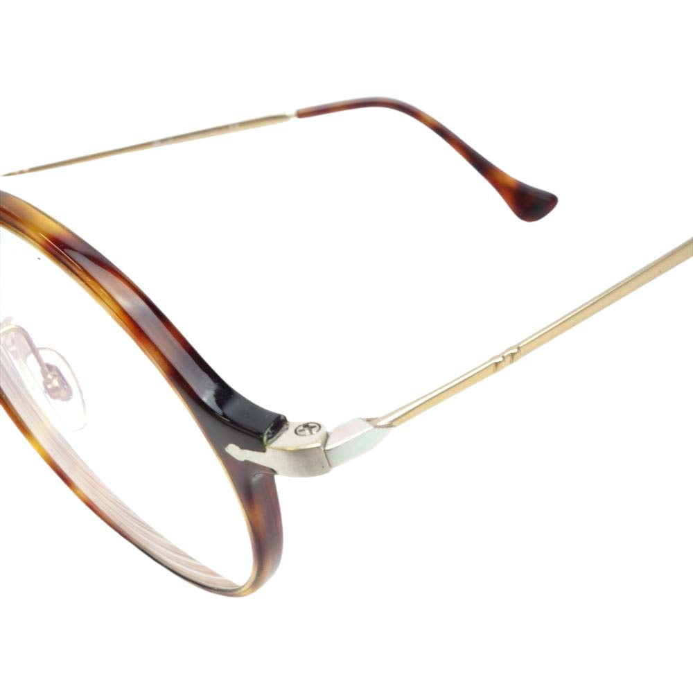 ペルソール 3091-S-M サングラスレンズ付属 度入り アイウェア メガネ ブラウン系【中古】