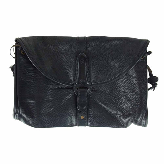 Felisi フェリージ レザー セカンド クラッチ バッグ ブラック系【中古】