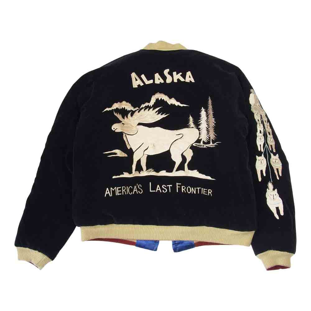 TAILOR TOYO テイラー東洋 TT10496 別珍 × サテン ALASKA アラスカ リバーシブル スーベニア ジャケット スカジャン M【中古】