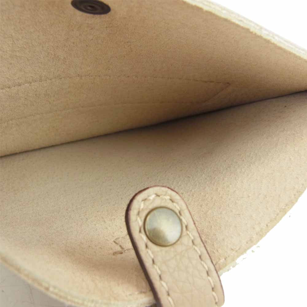 Felisi フェリージ 21-70 ソフトレザー サコッシュ ショルダー バッグ グレー系【美品】【中古】