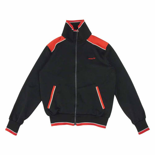 adidas アディダス ATS-72 60s70s ヴィンテージ デサント製 西ドイツ ジャージ トラック ジャケット ブラック系 L【中古】