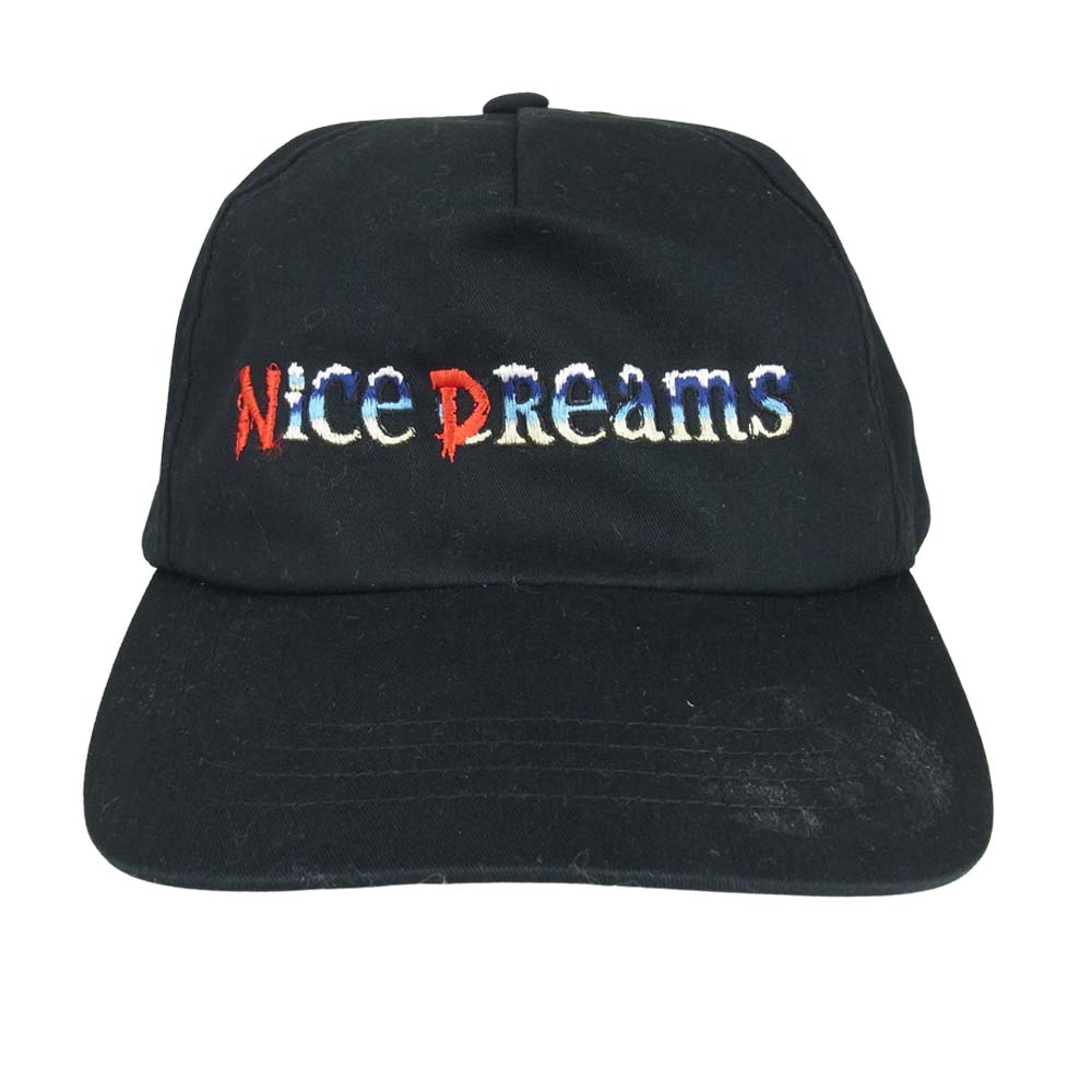 ナイスドリーム GUILTYPARTIES NICE DREAMS エンブロイダリー ロゴ キャップ ブラック系【中古】