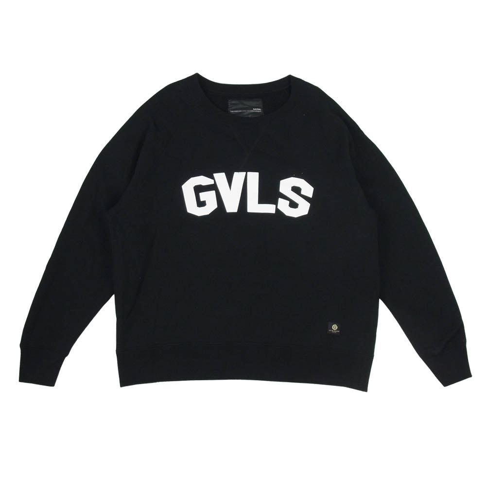 GAVIAL ガヴィル GVL-20AWT-0427 GVLS L/S SWEAT ロゴ スウェット トレーナー ブラック系 M【中古】