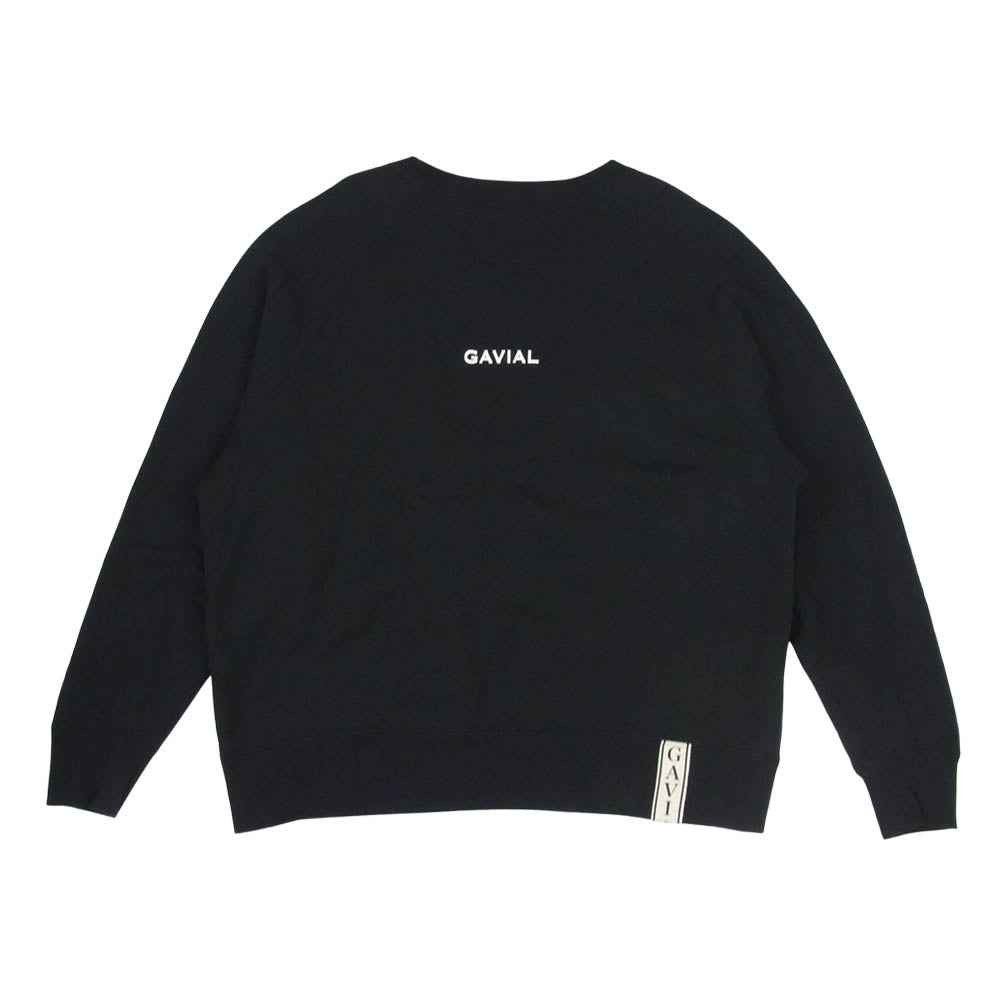 GAVIAL ガヴィル GVL-20AWT-0427 GVLS L/S SWEAT ロゴ スウェット トレーナー ブラック系 M【中古】
