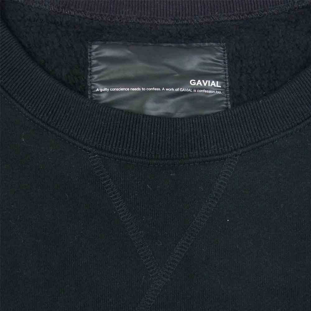 GAVIAL ガヴィル GVL-20AWT-0427 GVLS L/S SWEAT ロゴ スウェット トレーナー ブラック系 M【中古】