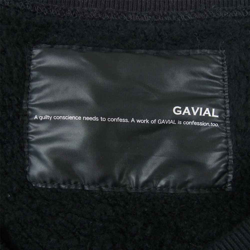 GAVIAL ガヴィル GVL-20AWT-0427 GVLS L/S SWEAT ロゴ スウェット トレーナー ブラック系 M【中古】