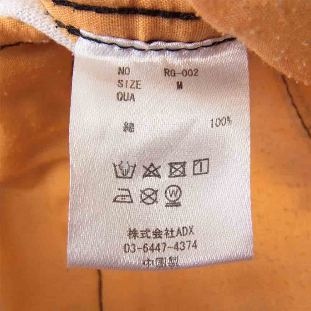 ロジック ×Revenge Gallery 19SS リベンジギャラリー ペイズリー ボンテージ ダメージ加工 バンダナ カーゴパンツ オレンジ系 M【中古】