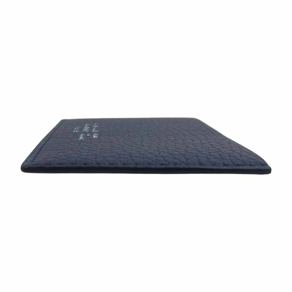 カミーユフォルネ レザー カードケース パスケース ネイビー系【美品】【中古】