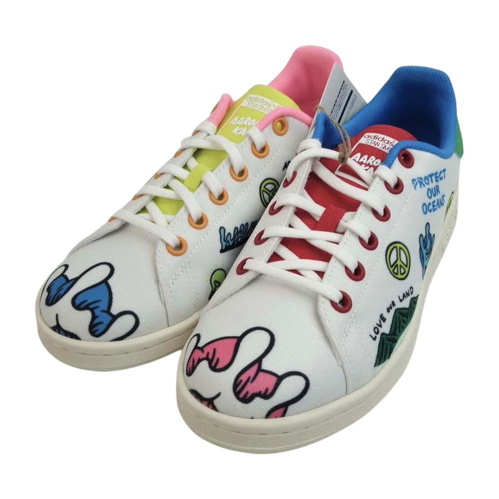 adidas アディダス FY2686 STAN SMITH J PRIMEBLUE スタンスミス プライムブルー スニーカー マルチカラー系 23.5cm【新古品】【未使用】【中古】