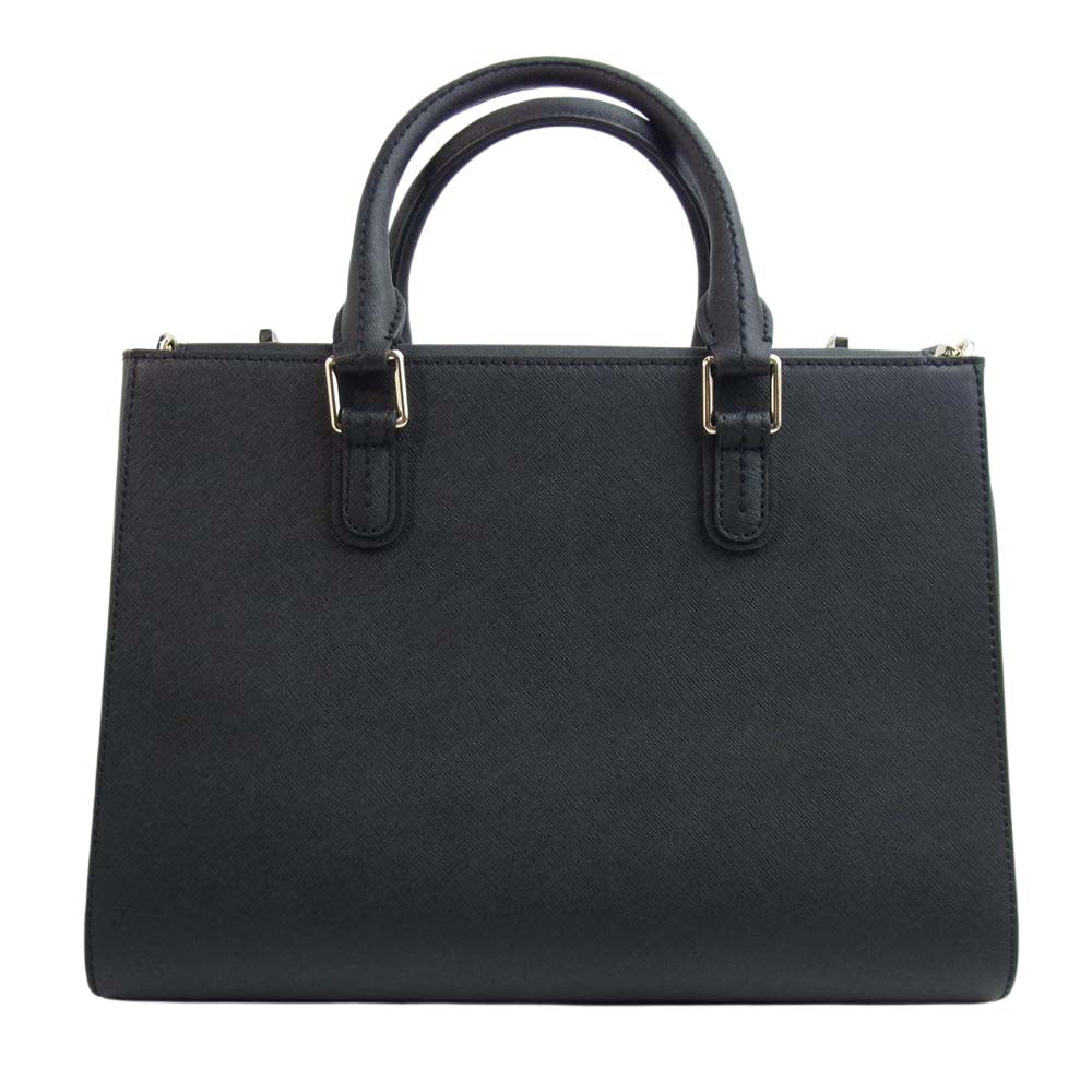ヘンリベンデル 2way ショルダー ハンドバッグ フラワー モチーフ スタッズ ブラック系【中古】