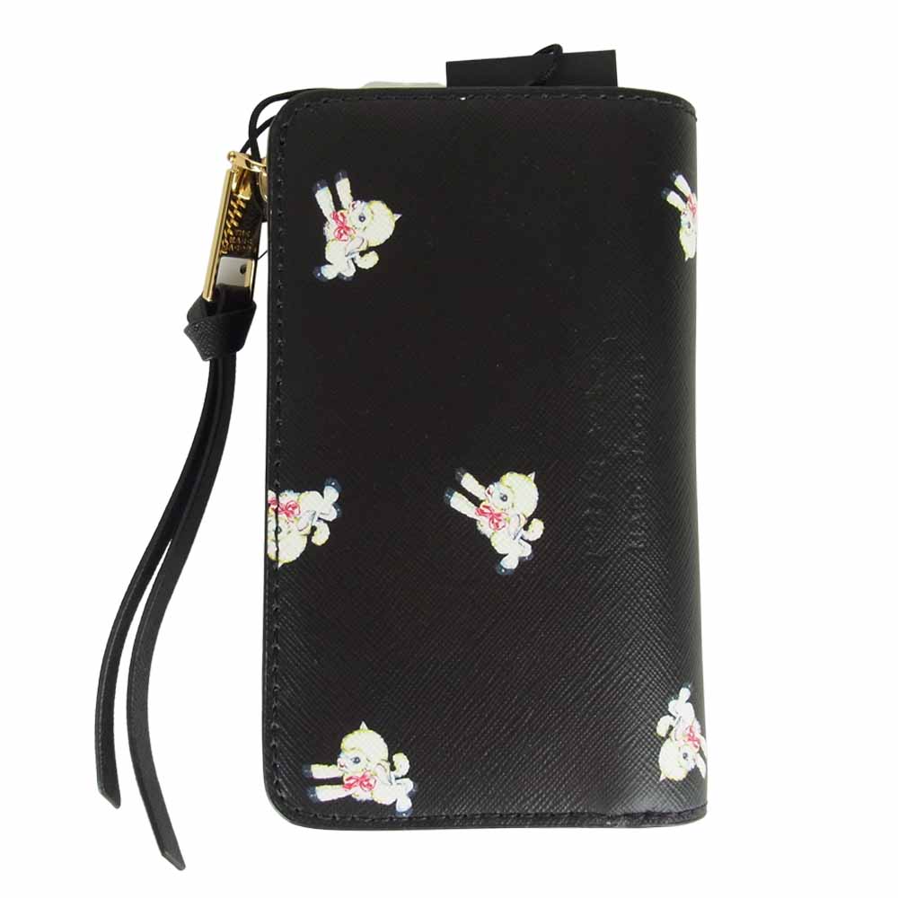 MARC JACOBS マークジェイコブス M0016165 Snapshot Magda Archer Slgs 二つ折り 財布 ブラック系【新古品】【未使用】【中古】
