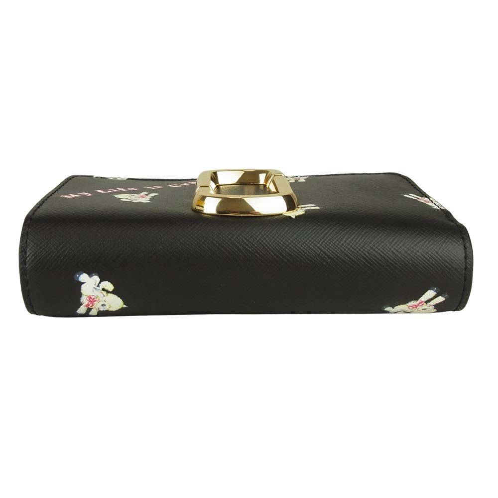 MARC JACOBS マークジェイコブス M0016165 Snapshot Magda Archer Slgs 二つ折り 財布 ブラック系【新古品】【未使用】【中古】