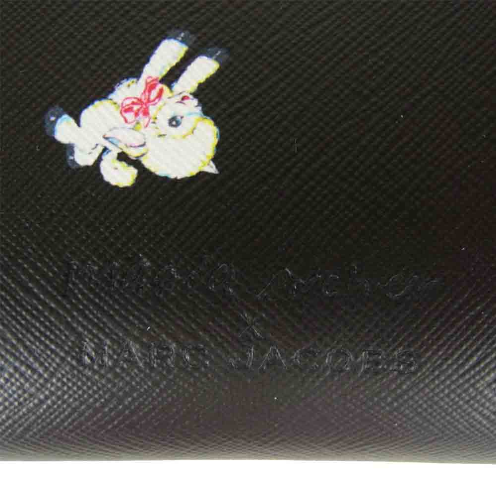 MARC JACOBS マークジェイコブス M0016165 Snapshot Magda Archer Slgs 二つ折り 財布 ブラック系【新古品】【未使用】【中古】