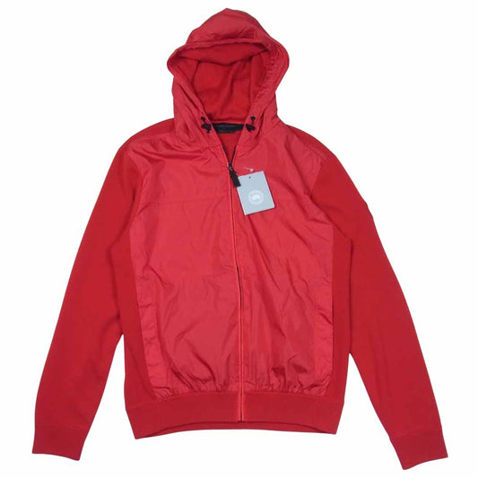 CANADA GOOSE カナダグース 6868M 国内正規品 WINDBRIDGE HOODY フーディー レッド系 M【美品】【中古】