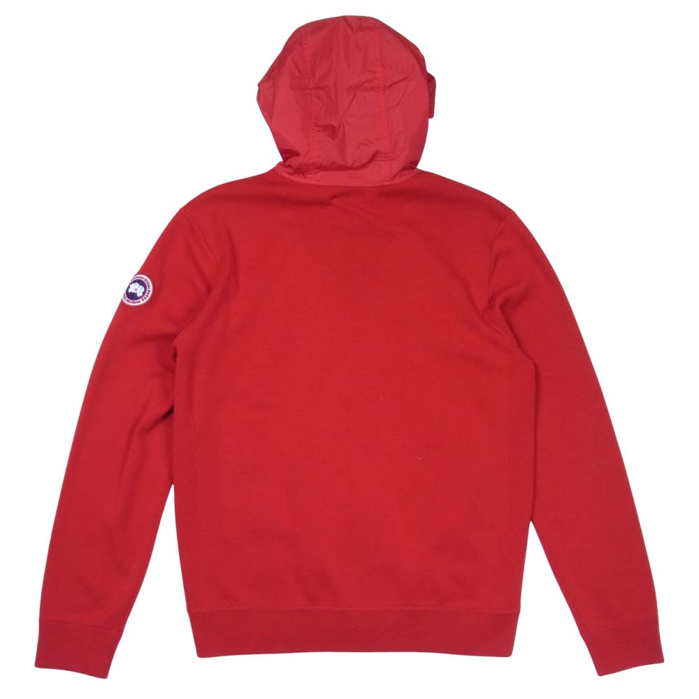 CANADA GOOSE カナダグース 6868M 国内正規品 WINDBRIDGE HOODY フーディー レッド系 M【美品】【中古】