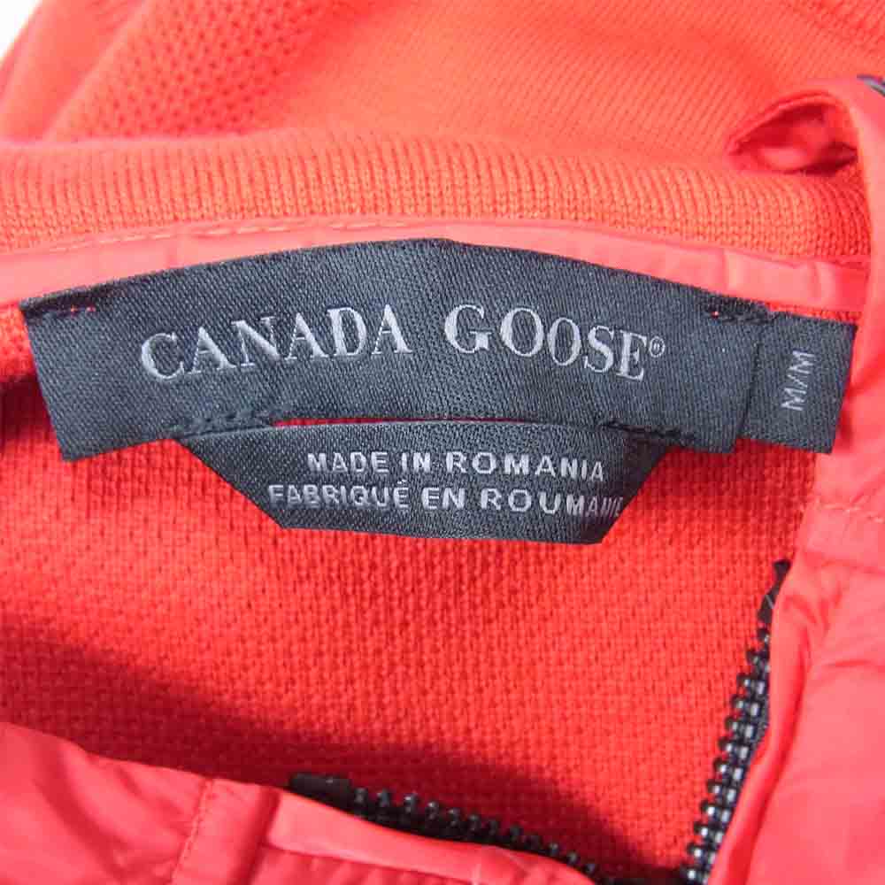 CANADA GOOSE カナダグース 6868M 国内正規品 WINDBRIDGE HOODY フーディー レッド系 M【美品】【中古】