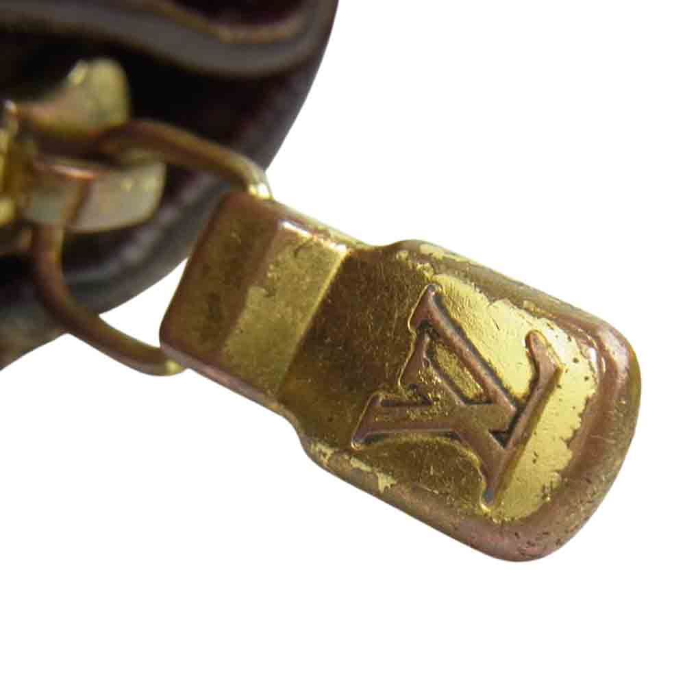 LOUIS VUITTON ルイ・ヴィトン M61667 01年製 モノグラム コンパクトジップ 二つ折り ウォレット ブラウン系【中古】