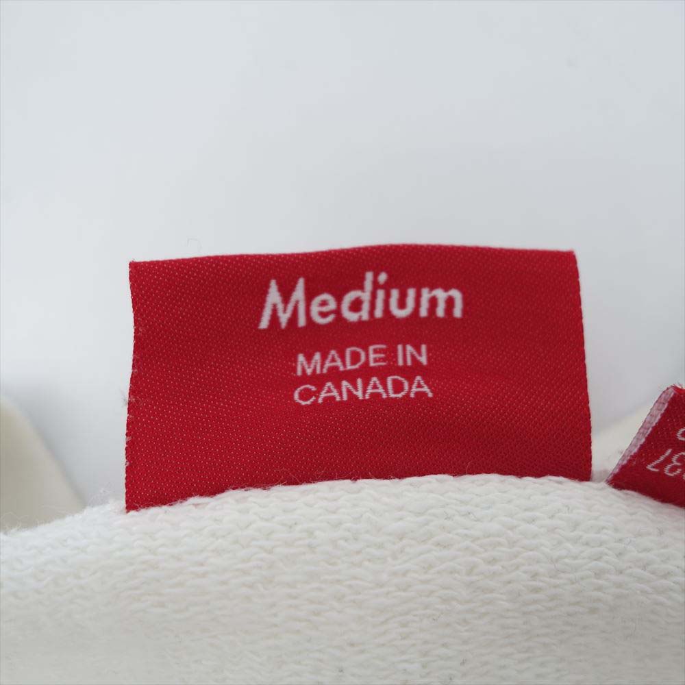 Supreme シュプリーム 15SS Athletic Split Crewneck アスレチック スプリト クルーネック スウェット トレーナー ホワイト系 M【中古】