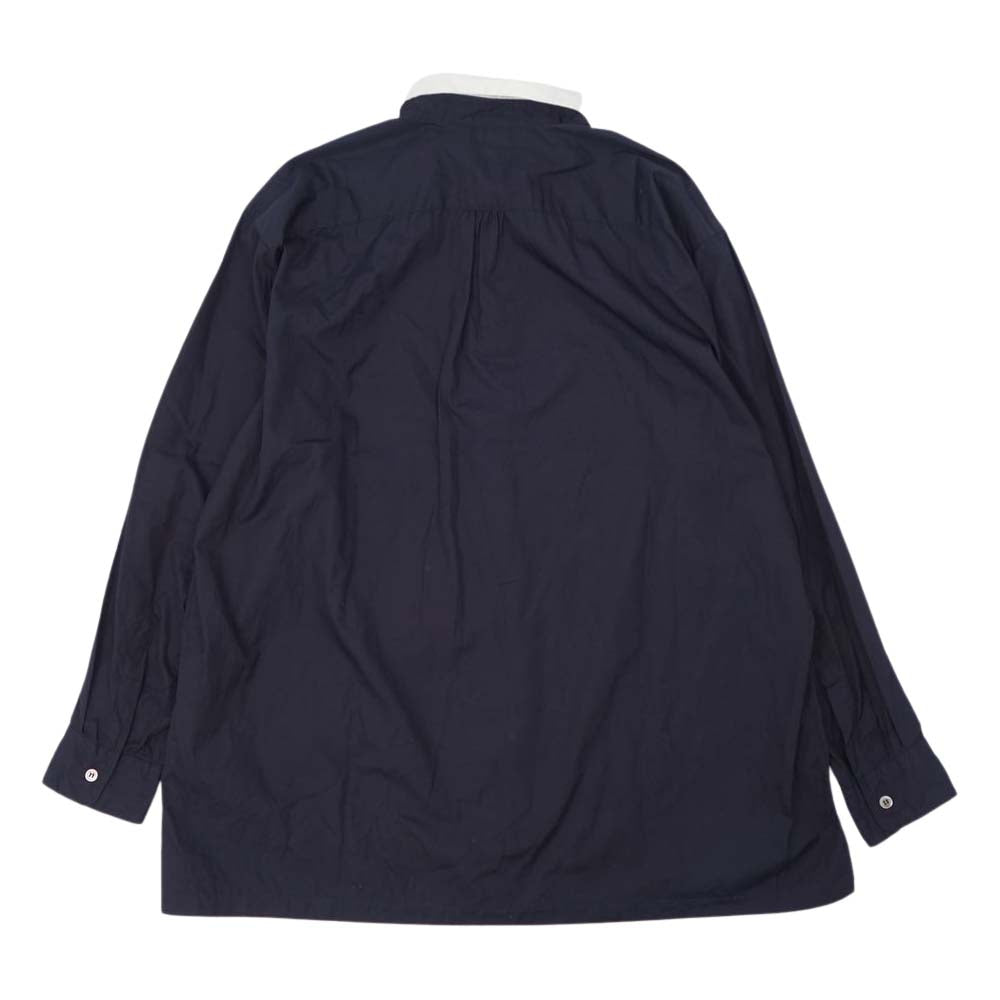 COMME des GARCONS コムデギャルソン HOMME PLUS ヴィンテージ オムプリュス 90s AD1991 PB-050030 襟切替 サイドスリット シャツ ネイビー系 表記なし【中古】