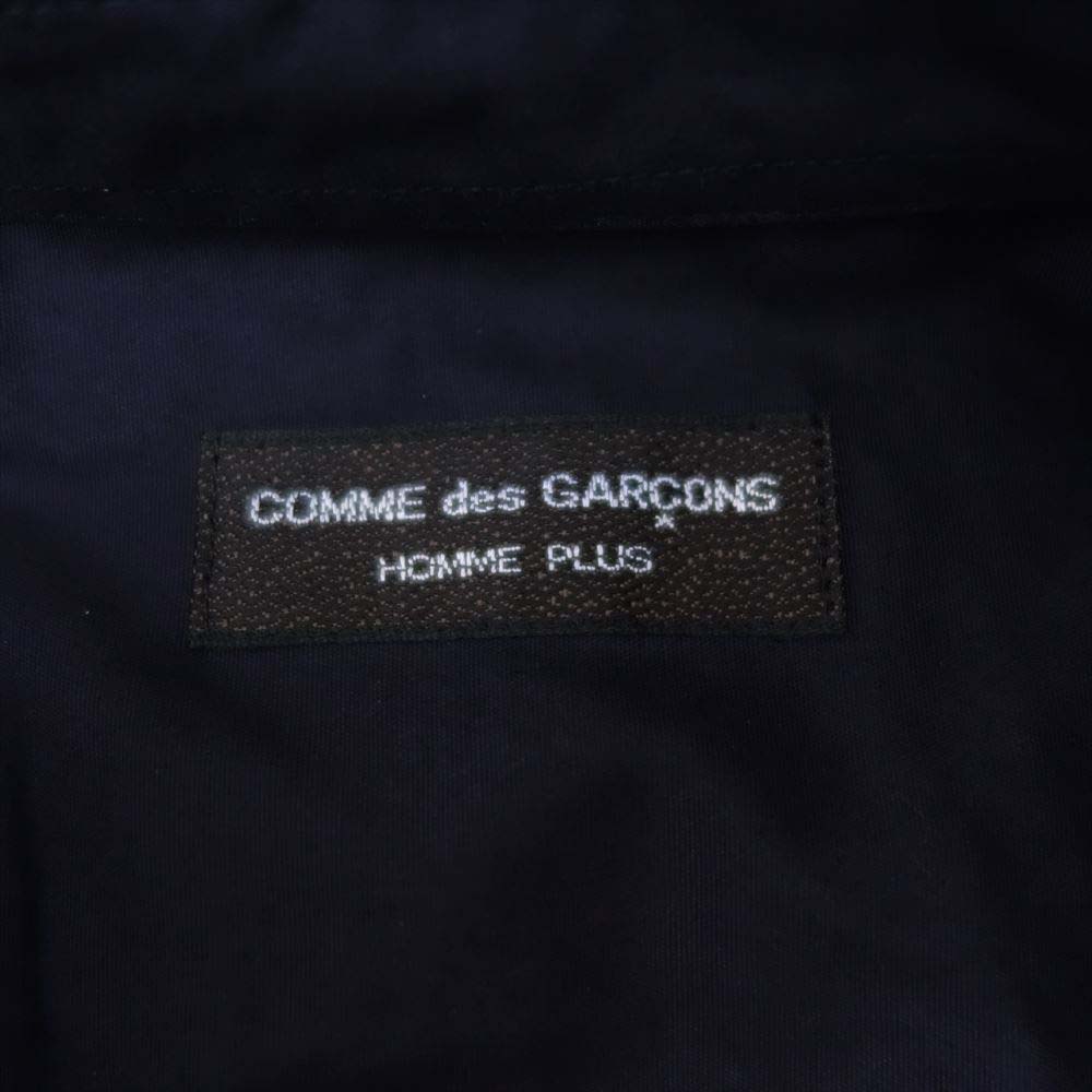 COMME des GARCONS コムデギャルソン HOMME PLUS ヴィンテージ オムプリュス 90s AD1991 PB-050030 襟切替 サイドスリット シャツ ネイビー系 表記なし【中古】