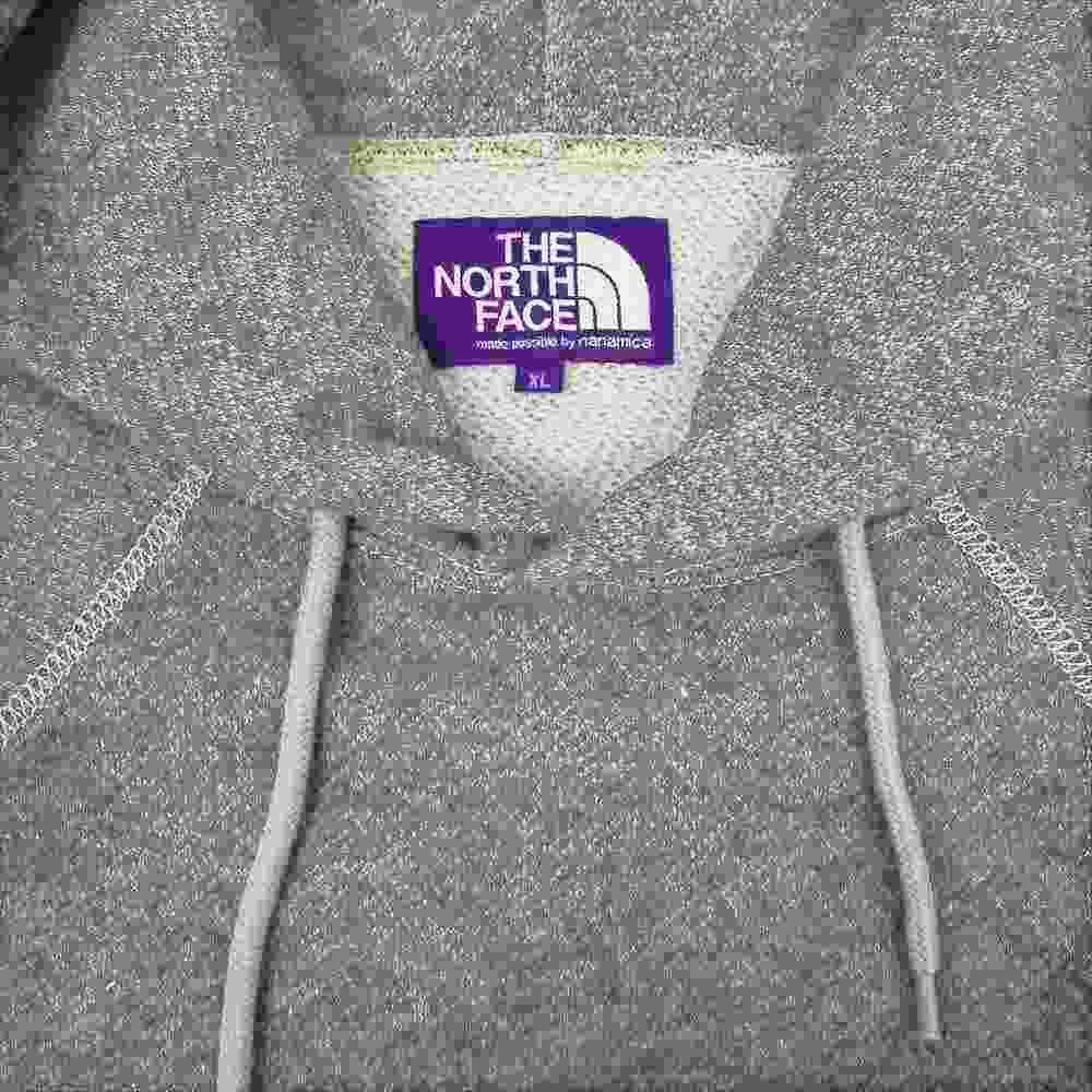 THE NORTH FACE ノースフェイス NT6053N パープルレーベル パックフィールド フーデッド スウェット シャツ グレー系 XL【中古】