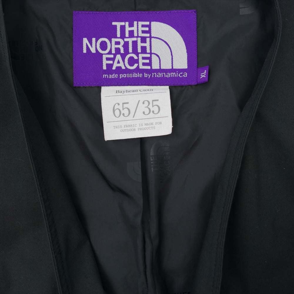 THE NORTH FACE ノースフェイス NP2102N パープルレーベル Midweight 65/35 Hopper Field Cardigan ミッドウェイト ホッパー フィールド カーディガン ブラック系 XL【中古】