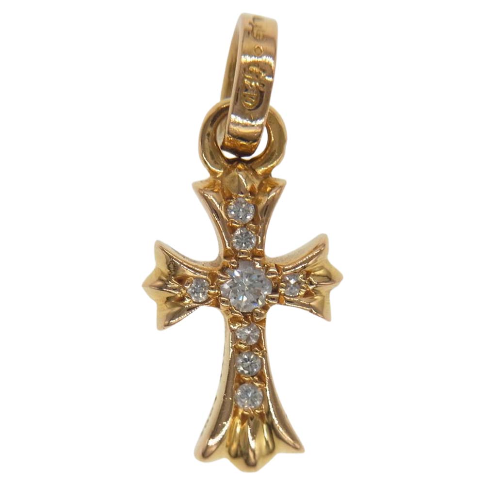 CHROME HEARTS クロムハーツ（原本無） 22K ベビー ベイビー ファット ダイヤ ペンダント トップ ゴールド系【美品】【中古】