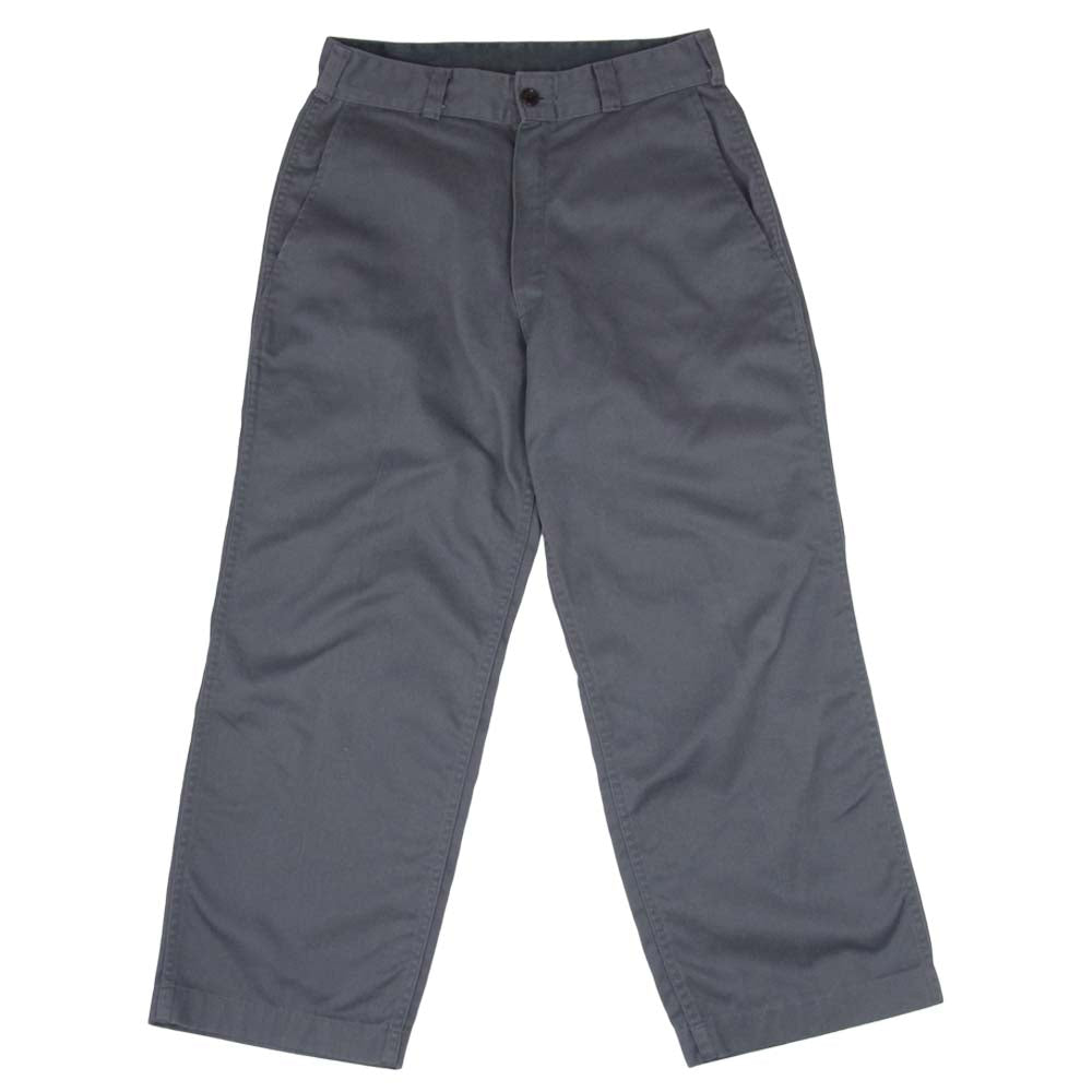 Psicom サイコム ワイド ストレート パンツ グレー系 S【中古】