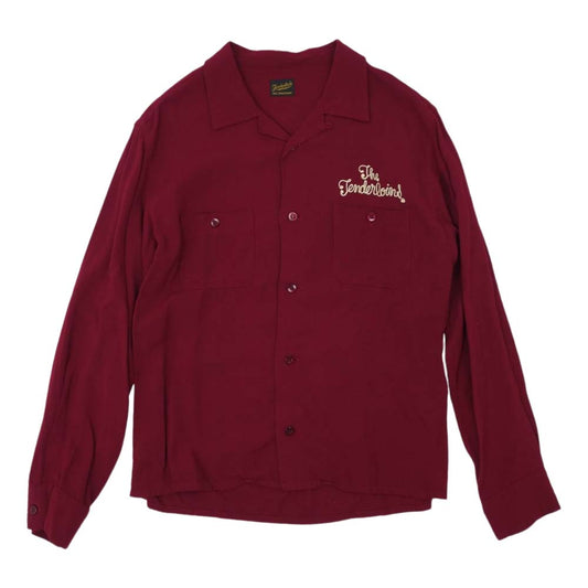 TENDERLOIN テンダーロイン T-RAYON SHT レーヨン シャツ レッド系 XS【中古】