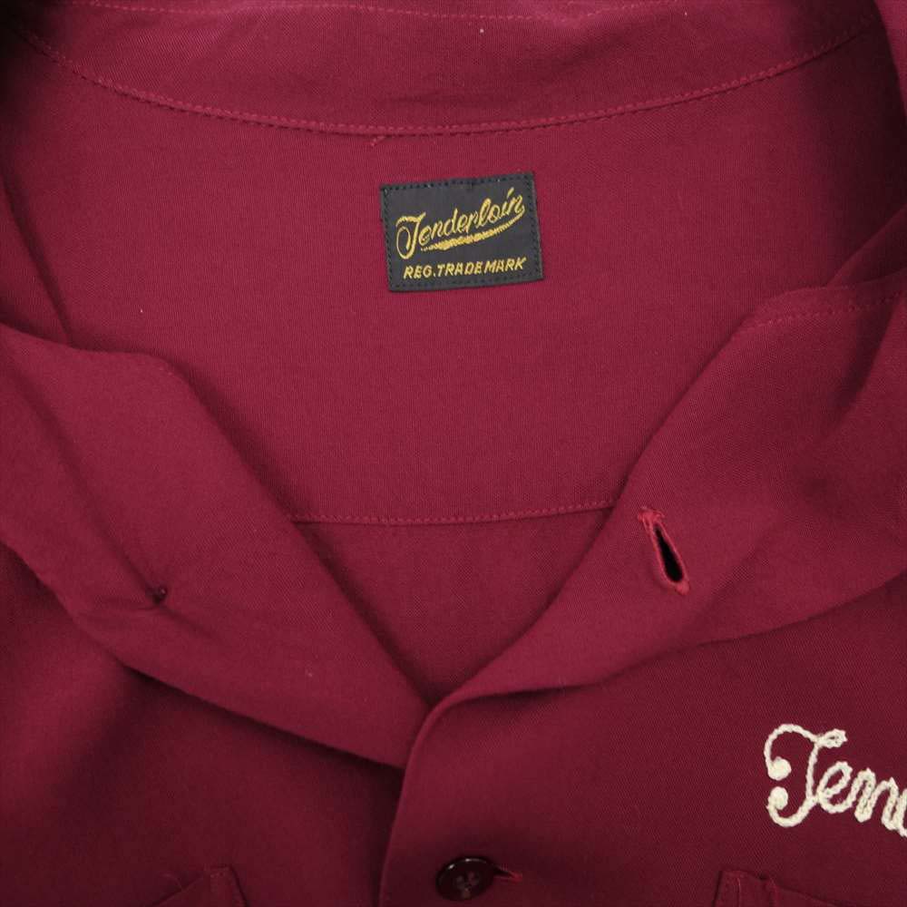 TENDERLOIN テンダーロイン T-RAYON SHT レーヨン シャツ レッド系 XS【中古】