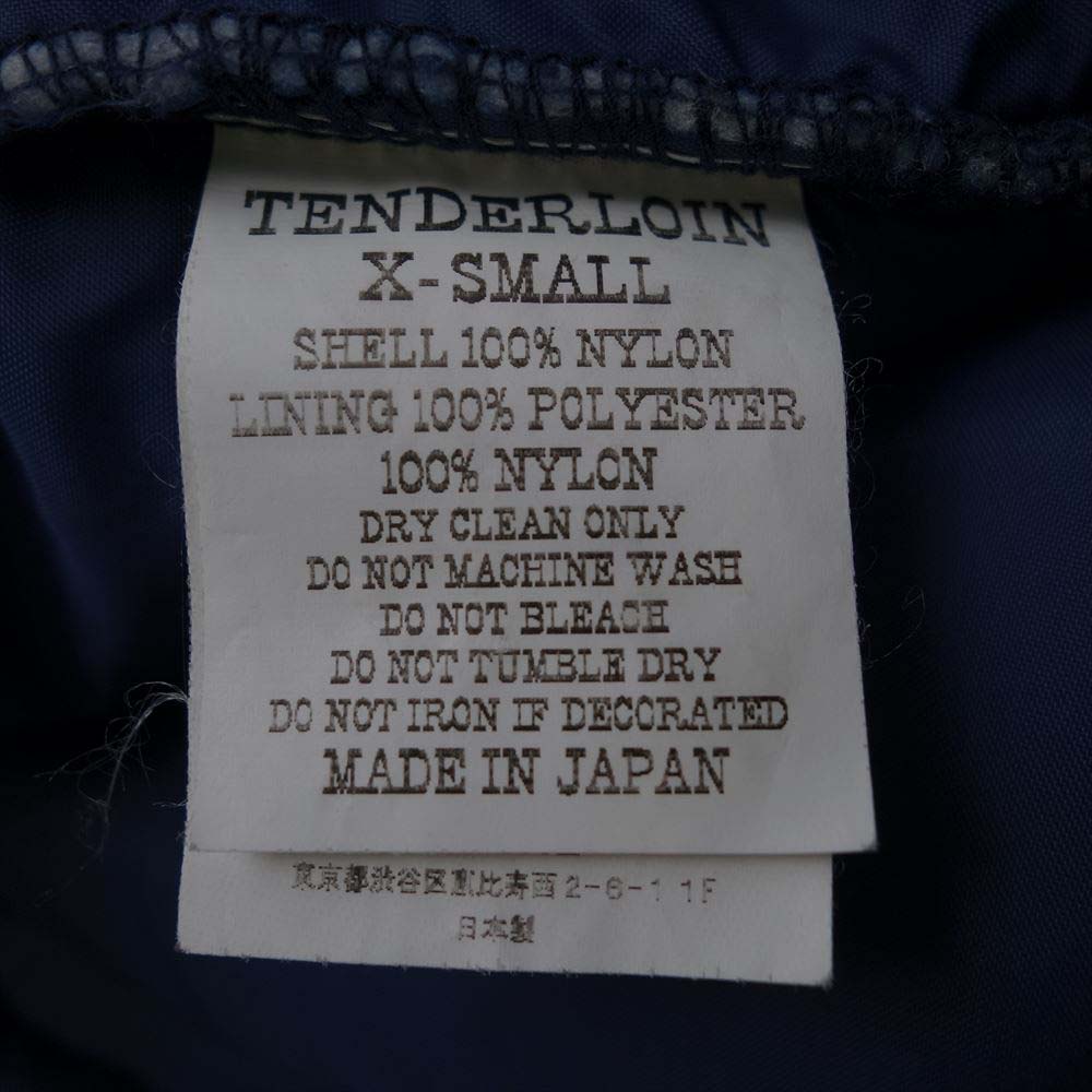 TENDERLOIN テンダーロイン T-NRA JKT RACING レーシング ジャケット ネイビー系 XS【中古】