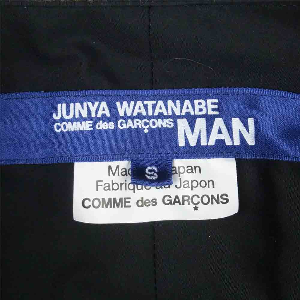 JUNYA WATANABE COMME des GARCONS MAN ジュンヤワタナベコムデギャルソンマン AD2019 WE-B030 WORK DETAIL SHIRT ワーク ディティール 長袖 シャツ ブラック系 S【美品】【中古】