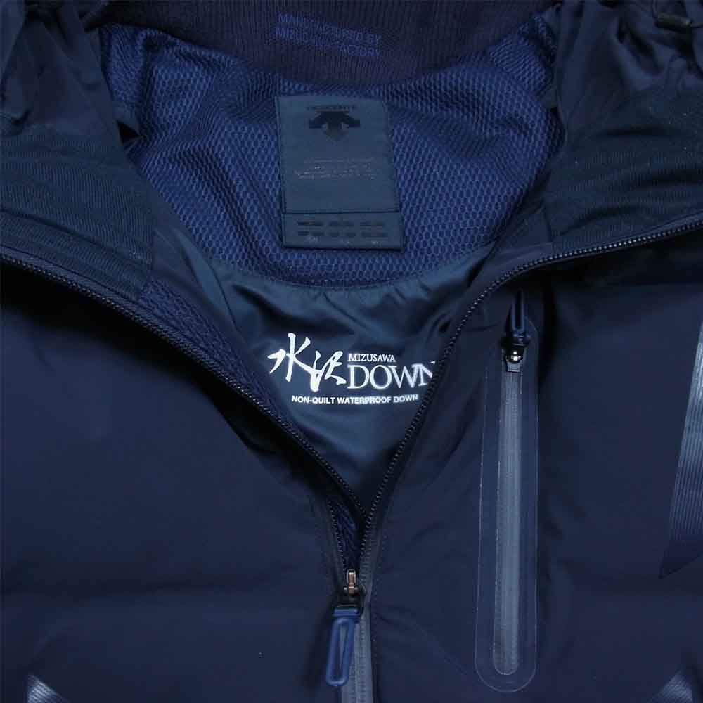 DESCENTE デサント DIA3774U 水沢ダウン ALLTERRAIN STORM オルテライン ストーム フーデッド ダウン ジャケット ダークネイビー系 M【中古】
