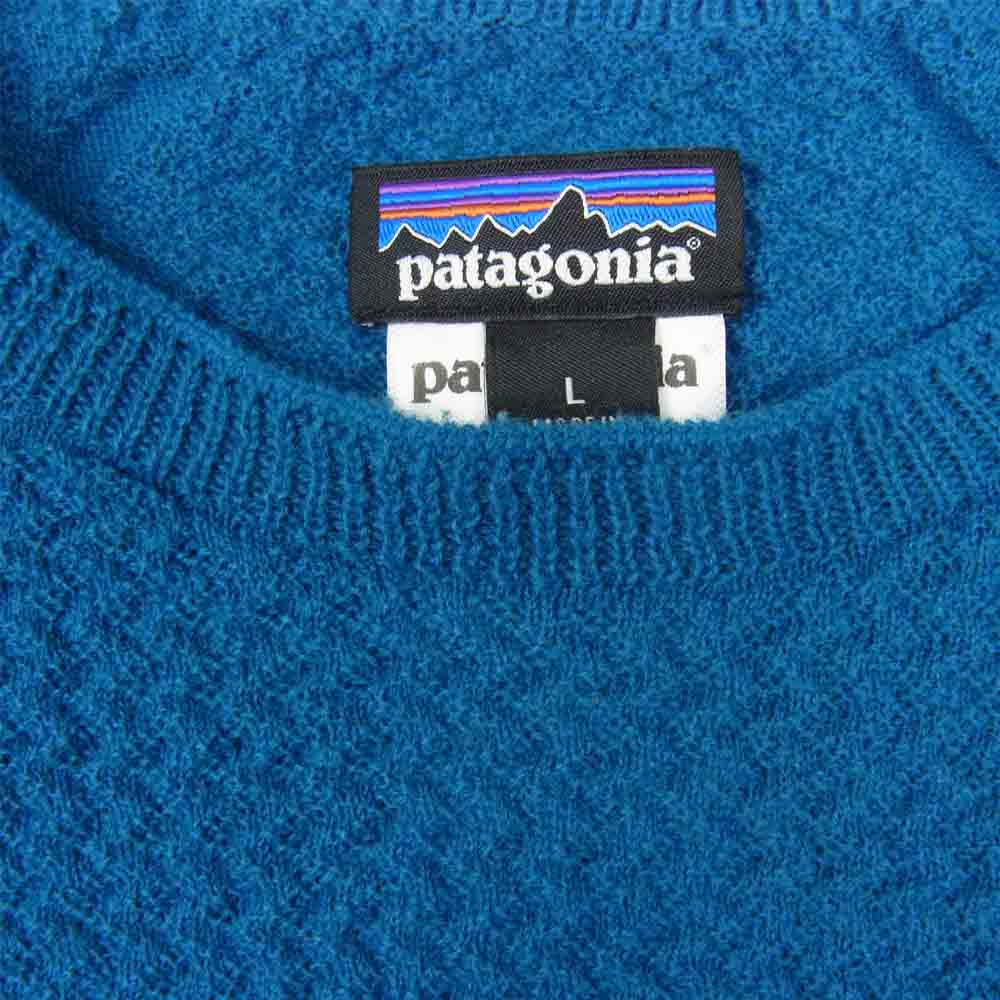patagonia パタゴニア 15AW 36400 MERINO AIR CREW メリノ エア クルー ターコイズブルー系 L【中古】