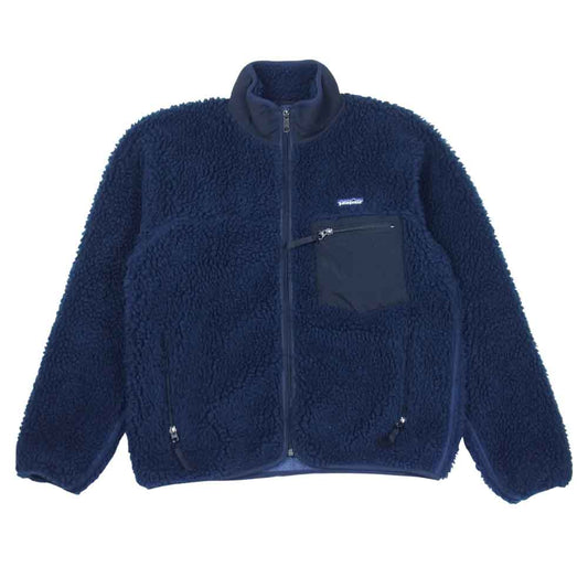 patagonia パタゴニア 10961FA USA製 CLASSIC RETRO CARDIGAN クラシック レトロカーディガン ネイビー系 S【中古】