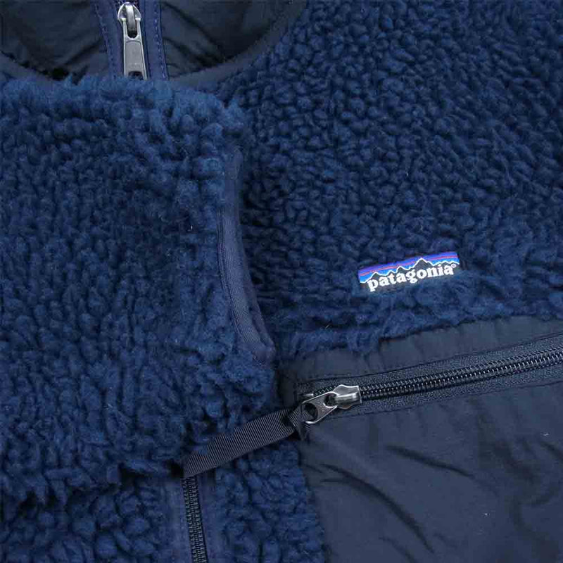 patagonia パタゴニア 10961FA USA製 CLASSIC RETRO CARDIGAN クラシック レトロカーディガン ネイビー系  S【中古】