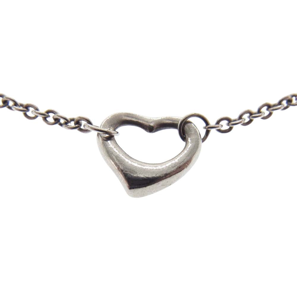 TIFFANY&Co. ティファニー エルサ ペレッティ 3連 オープン ハート ブレスレット シルバー系【中古】