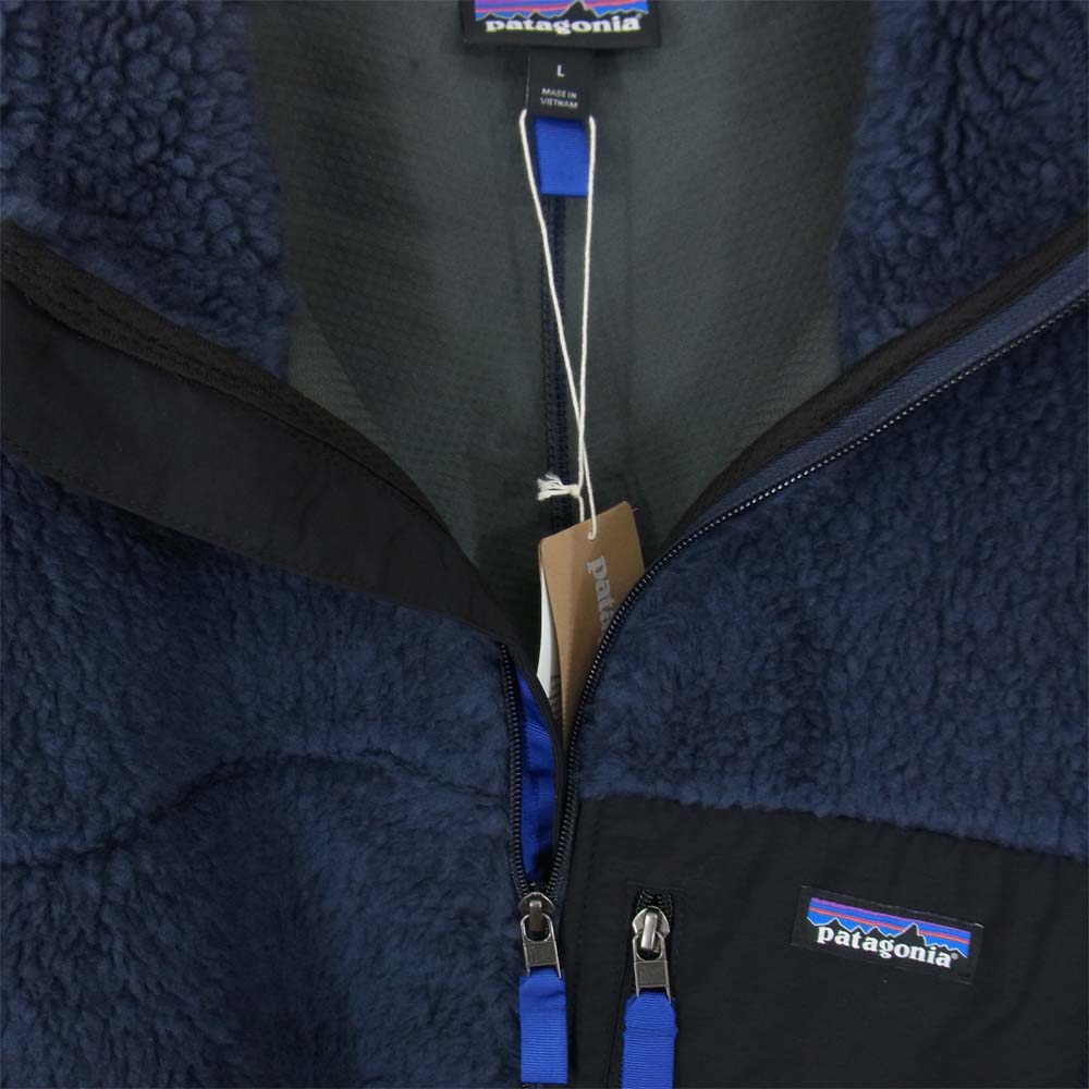 patagonia パタゴニア 21AW 23056 Classic Retro-X Jacket クラシック レトロX ジャケット フリース New Navy L ネイビー系 L【新古品】【未使用】【中古】