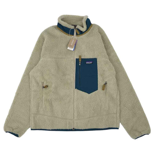 patagonia パタゴニア 21AW 23056 Classic Retro-X Jacket クラシック レトロX ジャケット フリース Pelican w/Dark Borealis Green L PELICAN W/DARK BOREALIS GREEN L【新古品】【未使用】【中古】
