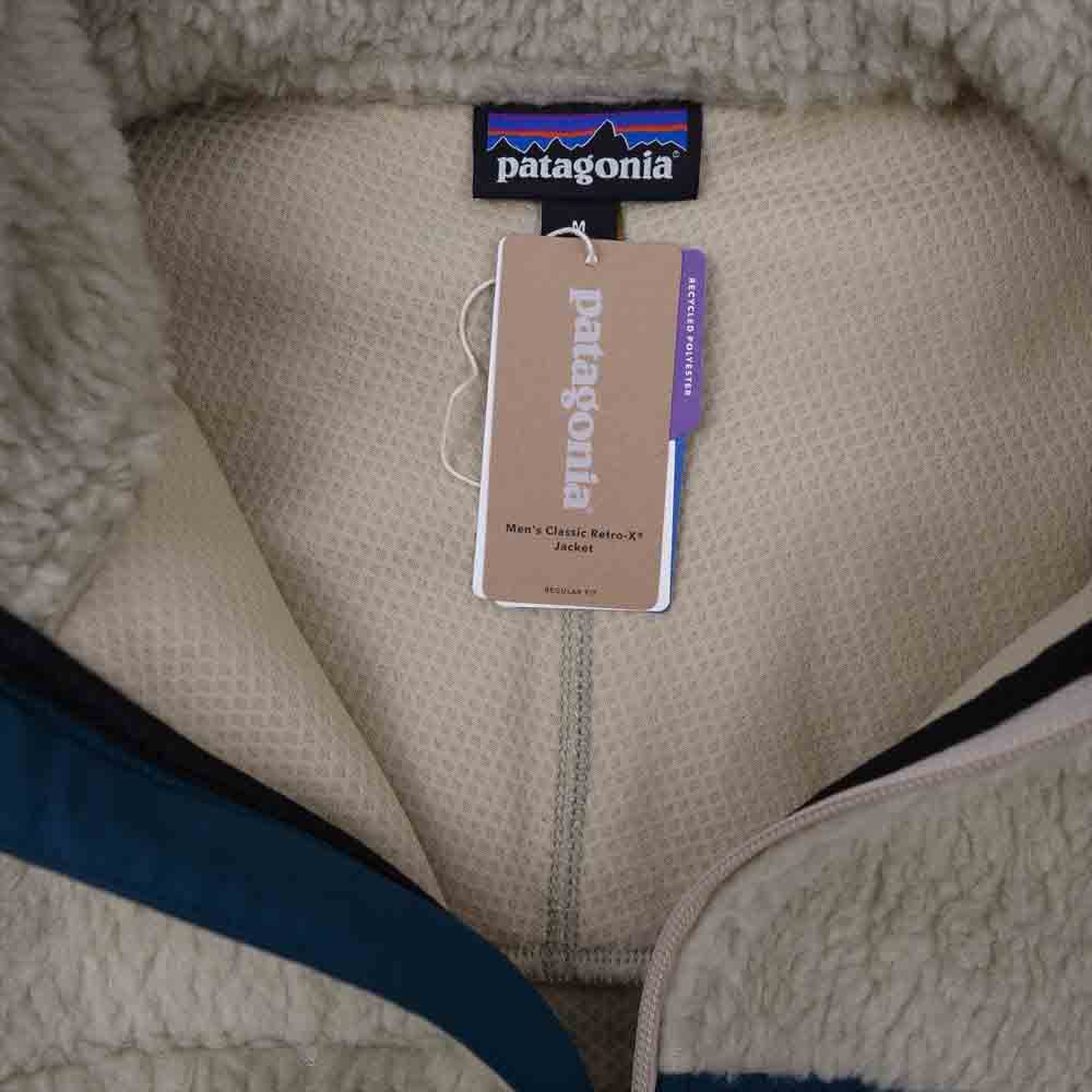 patagonia パタゴニア 21AW 23056 Classic Retro-X Jacket クラシック レトロX ジャケット フリース Pelican w/Dark Borealis Green M PELICAN W/DARK BOREALIS GREEN M【新古品】【未使用】【中古】