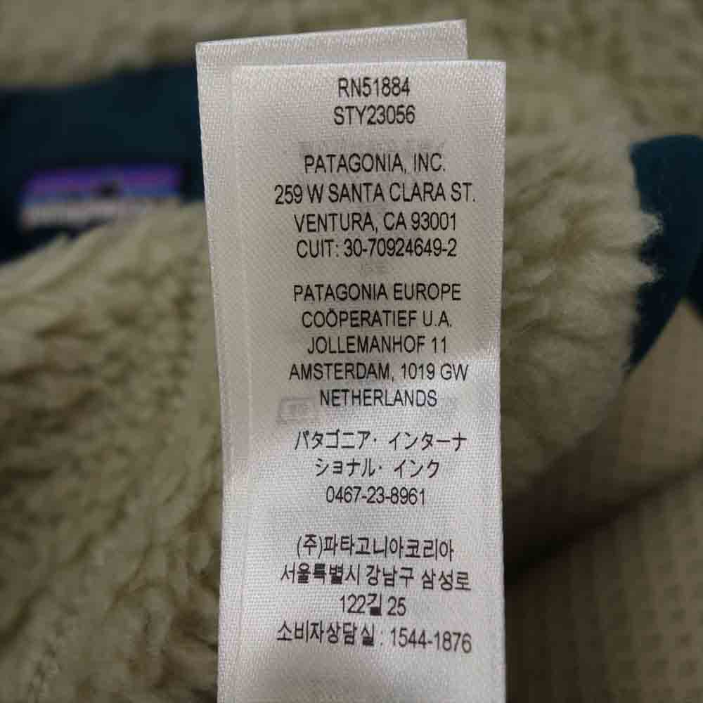 patagonia パタゴニア 21AW 23056 Classic Retro-X Jacket クラシック レトロX ジャケット フリース Pelican w/Dark Borealis Green S PELICAN W/DARK BOREALIS GREEN S【新古品】【未使用】【中古】
