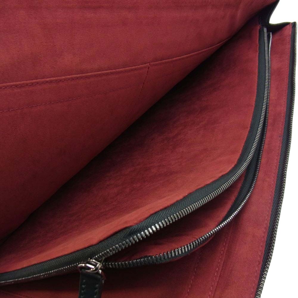 Berluti ベルルッティ Y0168 オフザロード ニノラージ クラッチバッグ ドキュメントケース NINO XL レザー ブラウン キルティング ブラウン系【中古】
