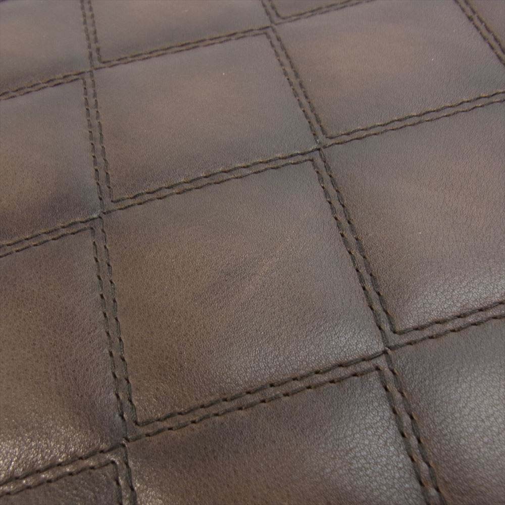 Berluti ベルルッティ Y0168 オフザロード ニノラージ クラッチバッグ ドキュメントケース NINO XL レザー ブラウン キルティング ブラウン系【中古】